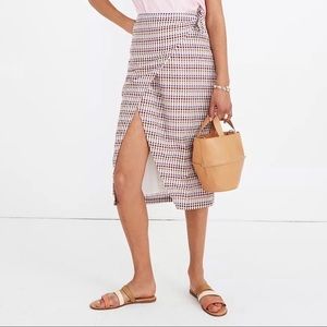 Madewell Sarong Skirt - Rainbow Gingham